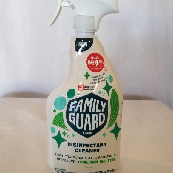 Family Guard Brand Disinfectant Cleaner Fresh Spray 2 Bottles Brand New - Picture 3 of 16